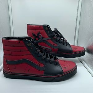 Vans Sk8 Marvel Deadpool High Top Size 13